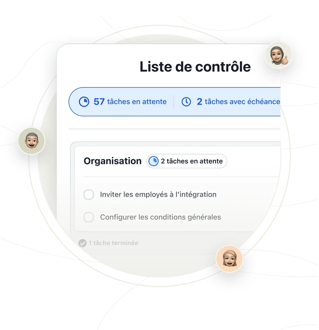 Liste de contrôle de la réussite du client BEX