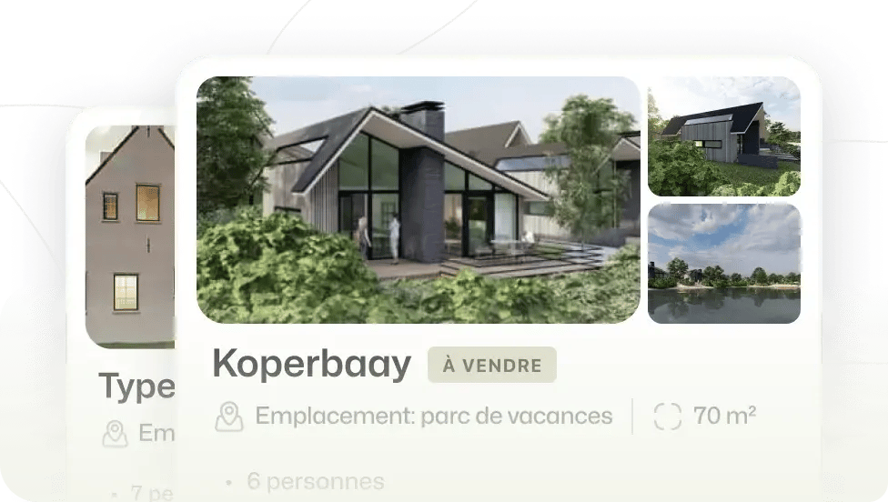 Site web du promoteur immobilier BEX Solution
