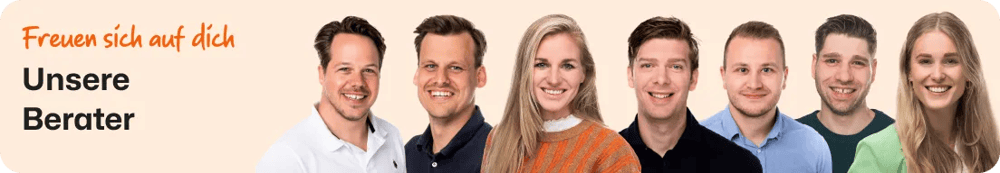 Booking Experts Kontaktaufnahme Team